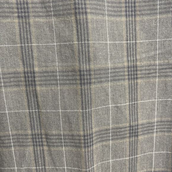 nwt express women's the producer chino size 36x32 5 pocket brown plaid pants - Picture 10 of 16